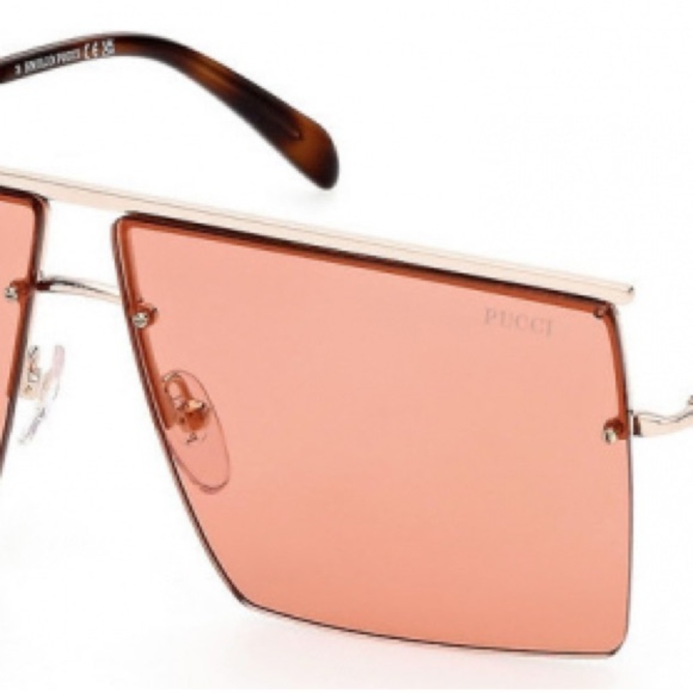 Emilio Pucci Pink Square Sunglasses - Picture 5 of 6